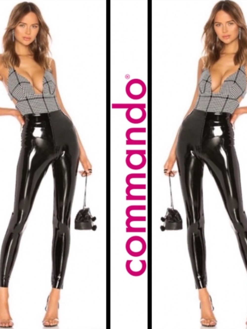 NWOT Commando Vegan Patent Leather Leggings